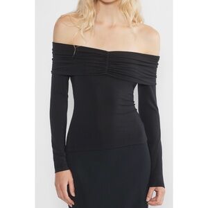 ARITZIA NWT Wilfred Gloria Off The Shoulder Long Sleeve Top
